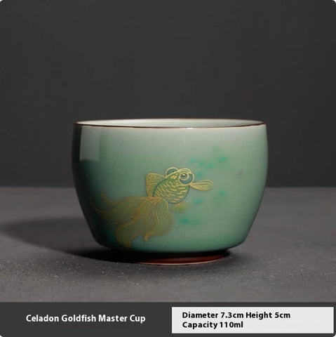 Men's And Women's Personal Tea Cup Ceramic Large Tea Bowl Tea Cup