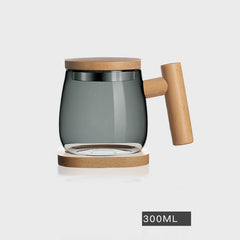 Tea And Water Separation Tea Cup Glass Men's Simple Japanese Flower Tea Cup - Tea Start - teapot- Tea Start