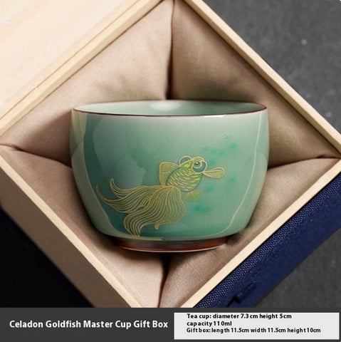 Men's And Women's Personal Tea Cup Ceramic Large Tea Bowl Tea Cup