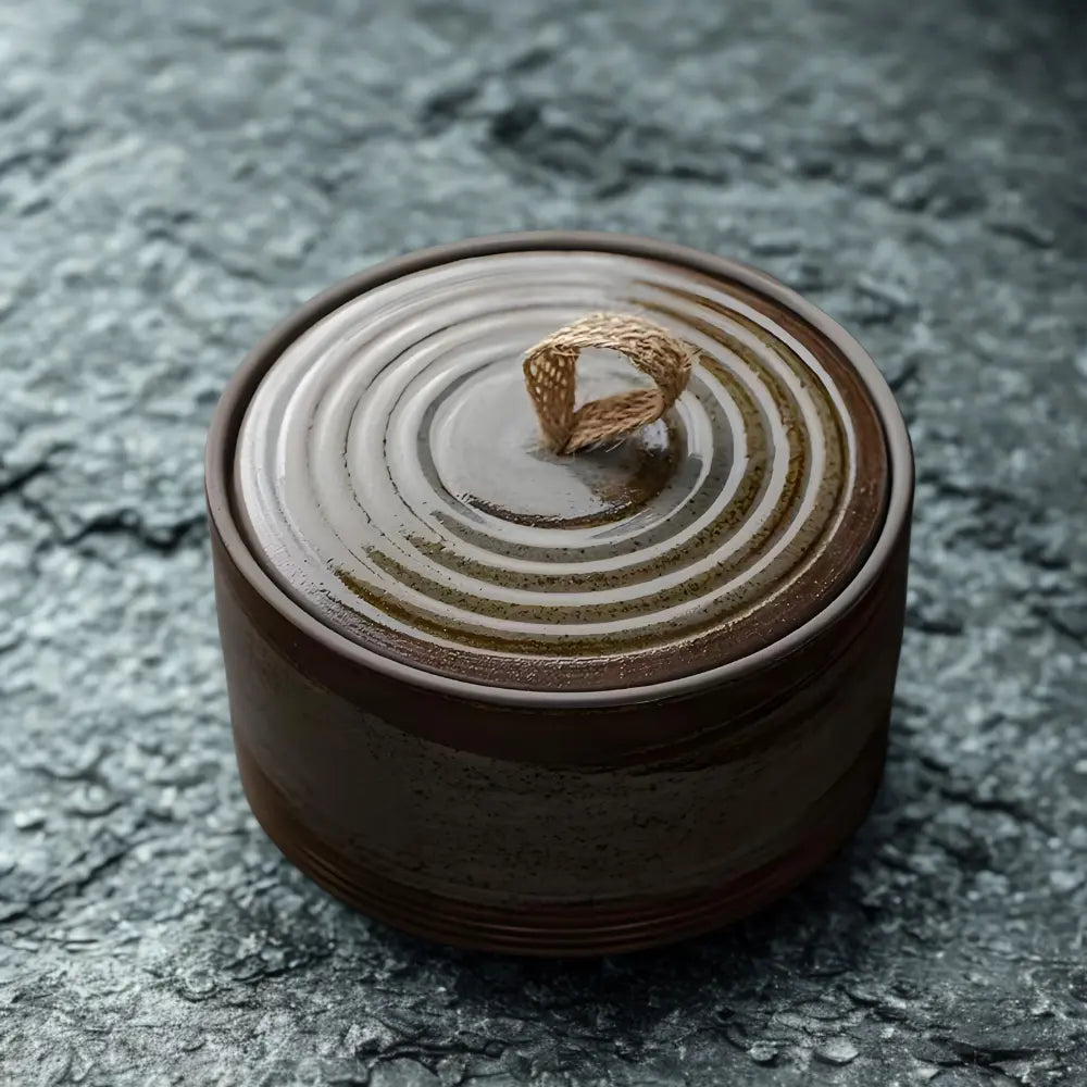 Crude ceramic tea storage jar - Tea Start - teapot- Tea Start