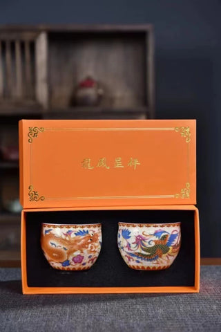Chinese Retro Enamel Tea Cup Tea Cup