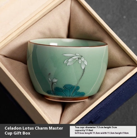 Men's And Women's Personal Tea Cup Ceramic Large Tea Bowl Tea Cup