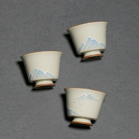 Tea Cup Vintage Tea Bowl Kung Fu Tea Set