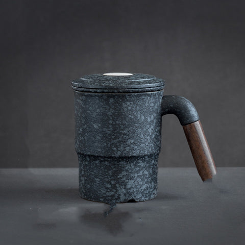 Ceramic Tea Cup With Lid Filter Office Tea Cup Custom Filter Tea Cup Tea Cup - Tea Start - teapot- Tea Start