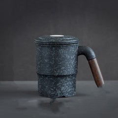 Ceramic Tea Cup With Lid Filter Office Tea Cup Custom Filter Tea Cup Tea Cup - Tea Start - teapot- Tea Start