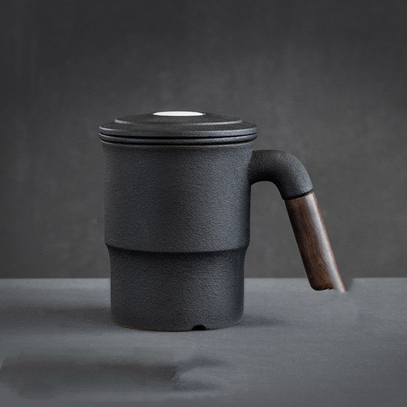 Ceramic Tea Cup With Lid Filter Office Tea Cup Custom Filter Tea Cup Tea Cup - Tea Start - teapot- Tea Start