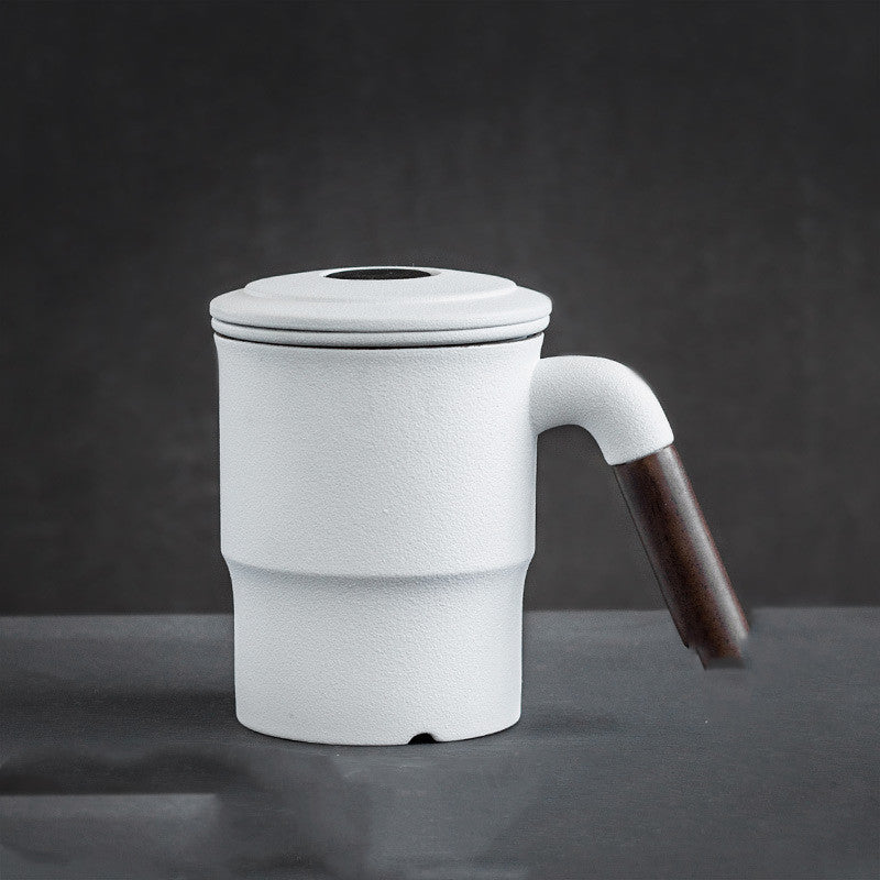 Ceramic Tea Cup With Lid Filter Office Tea Cup Custom Filter Tea Cup Tea Cup - Tea Start - teapot- Tea Start