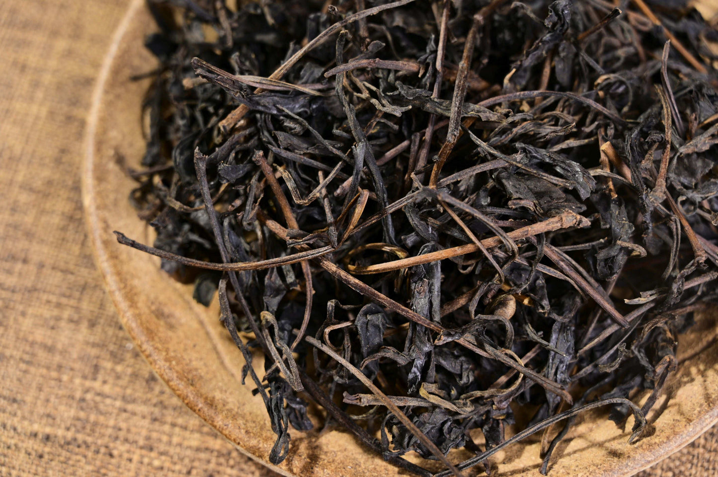 Farmer Smoked Raw Liu Bao Tea in Basket | Yunnan Sourcing Tea Shop