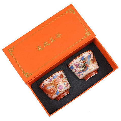 Chinese Retro Enamel Tea Cup Tea Cup