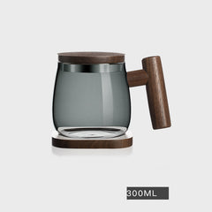 Tea And Water Separation Tea Cup Glass Men's Simple Japanese Flower Tea Cup - Tea Start - teapot- Tea Start