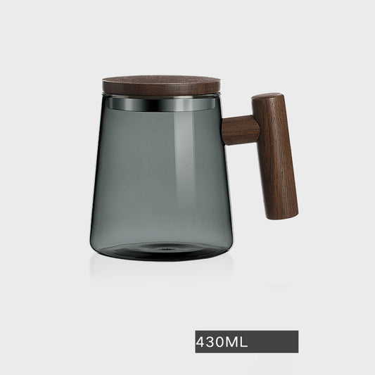 Tea And Water Separation Tea Cup Glass Men's Simple Japanese Flower Tea Cup - Tea Start - teapot- Tea Start