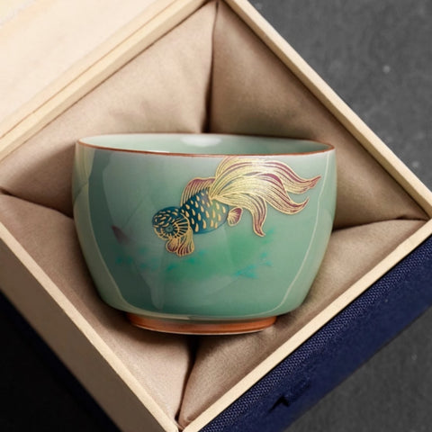 Men's And Women's Personal Tea Cup Ceramic Large Tea Bowl Tea Cup