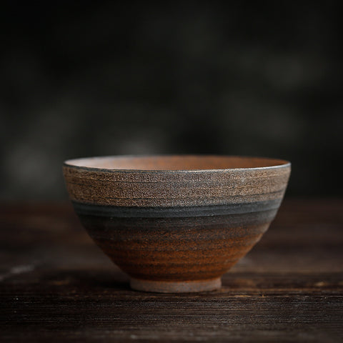 Ceramic Kung Fu Tea Cup Japanese Stoneware Tea Cup Handmade Retro Ceramic Tea Cup Tea Bowl Master Cup Single Cup